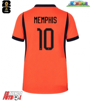 Países Bajos Memphis Depay #10 Primera Equipación Mundial 2026 Manga Corta